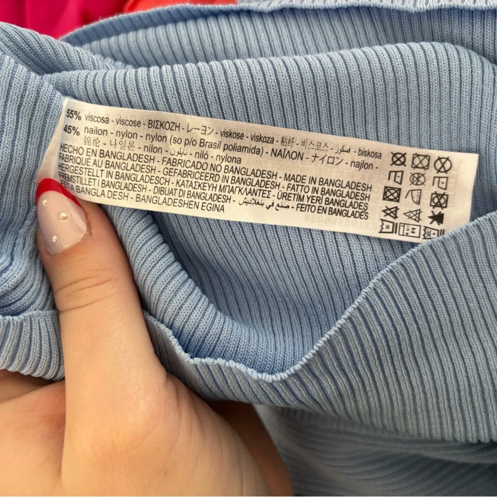 Zara Ribbed Knit Top - Picture 5 of 5
